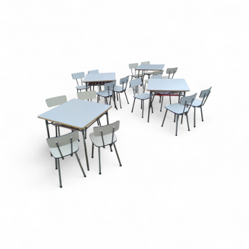 Retro set stůl+židle