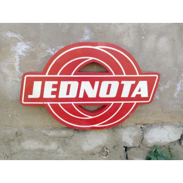 Stará cedule-logo Jednota
