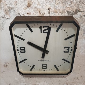 Industriální hodiny Elektročas